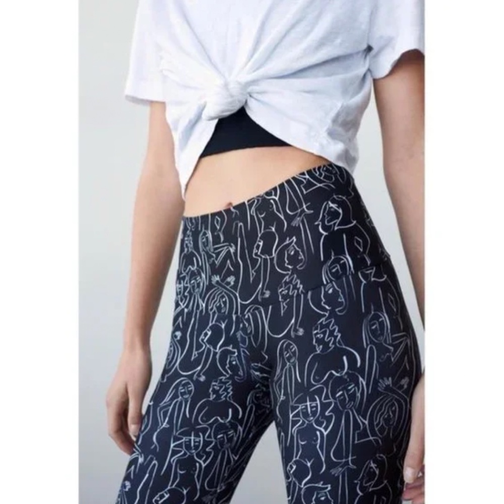 Dazey LA Maribeth Nudes Leggings Size M